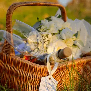 Sugestão de Presente para Bodas de Diamante - cesta de itens